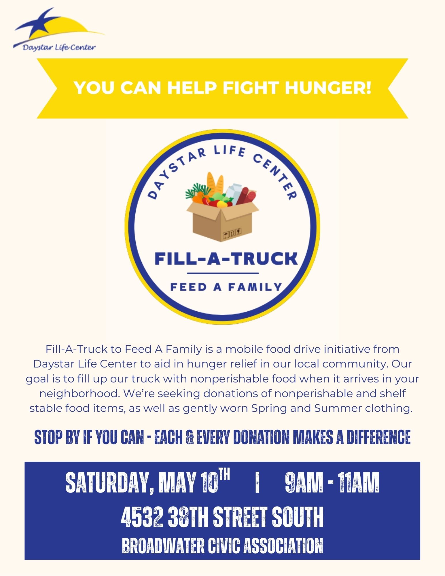 Daystar Fill-A-Truck Feed A Family
